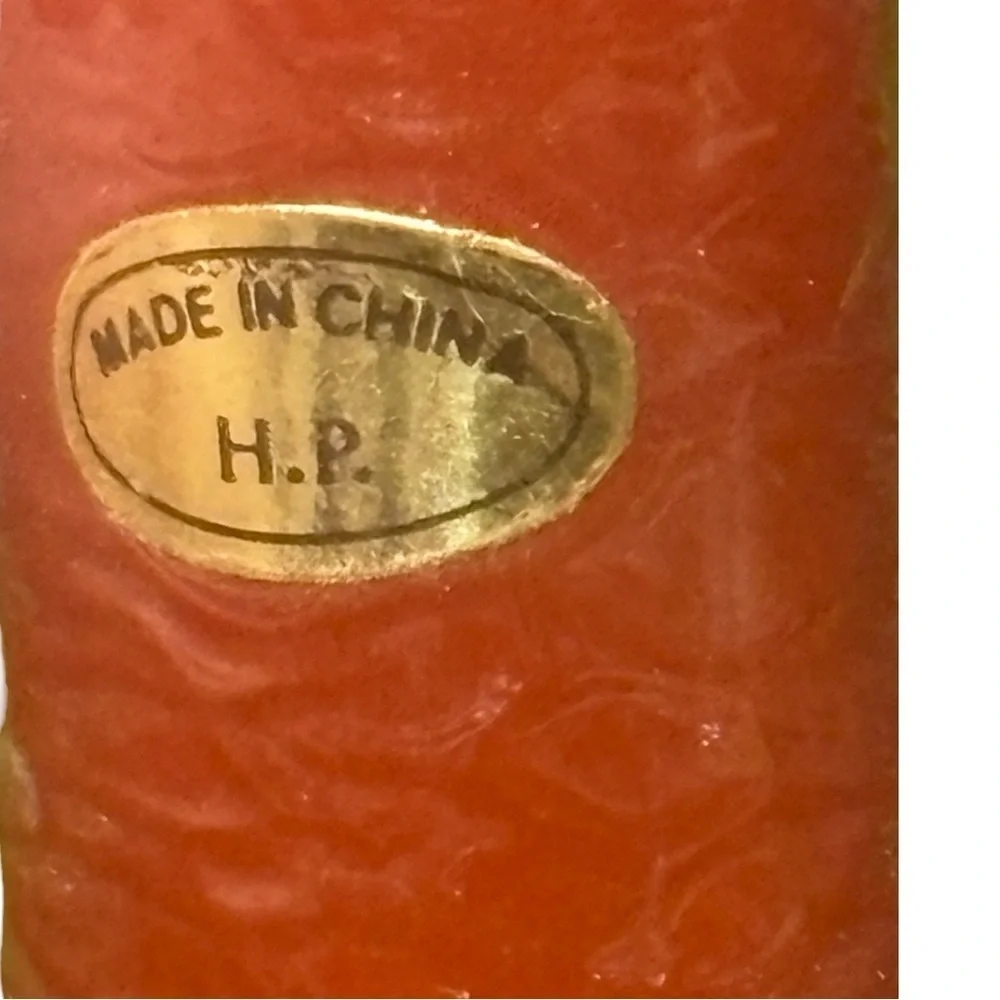 Vintage 10 Tapered Candles 10” red Christmas New